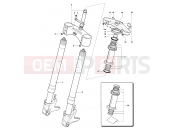 MV Agusta 2006-2007 F4 1000R 1+1 Front Suspension Assembly