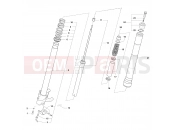 MV Agusta 2012 F4 R Front Fork Left