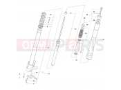 MV Agusta 2013-2015 F4 Front Fork Left