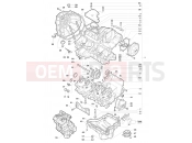 MV Agusta 2016 F4 RC Crankcase Assembly