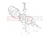 MV Agusta 2016 F4 RC Crankshaft Assembly