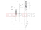 MV Agusta Rivale 800 Front Fork Left