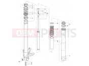 MV Agusta Stradale 800 Front Fork Right