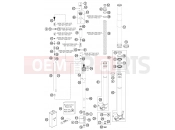 KTM 125 SX (6101L0) [EU] 2012 FRONT FORK DISASSEMBLED