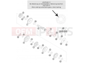 KTM 125 SX (6101L0) [EU] 2012 TRANSMISSION II - COUNTERSHAFT
