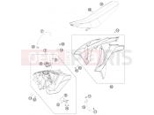 KTM 250 SX (6301L0) [EU] 2012 TANK, SEAT