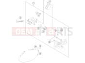 KTM 250 SX (6301L0) [EU] 2012 REAR BRAKE CALIPER