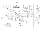 KTM 65 SX (6001L6) [EU] 2012 FRONT BRAKE CONTROL