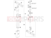 KTM 50 SX (6001L4) [EU] 2012 SHOCK ABSORBER DISASSEMBLED