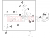 KTM 50 SX (6001L4) [EU] 2012 FRONT BRAKE CONTROL