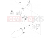 REAR BRAKE CALIPER - KTM 150 SX (6101K1) [EU] 2011