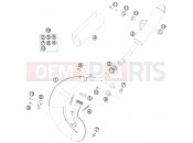 KTM 65 SX (6001K6) [EU] 2011 EXHAUST SYSTEM