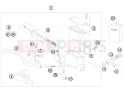 KTM 65 SX (6001K6) [EU] 2011 FRONT BRAKE CONTROL