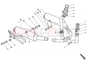 DUCATI 2006 Monster 400 EXHAUST SYSTEM » EXHAUST SYSTEM