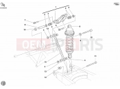 DUCATI 2006 Monster 620 REAR SHOCK ABSORBER » SWING ARM