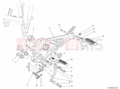 DUCATI 2006 Monster 620 Dark FOOTRESTS, LEFT » UNCLASSIFIED