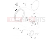 FRONT WHEEL - KTM 65 SX (6001I6) [EU] 2009