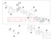 REAR BRAKE CALIPER - KTM 65 SX (6001I6) [EU] 2009
