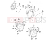 CLUTCH COVER - KTM 65 SX (6001I6) [EU] 2009