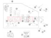 KTM 50 SX MINI (6001I5) [EU] 2009 FRONT BRAKE CALIPER