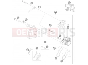 KTM 50 SX MINI (6001I5) [EU] 2009 REAR BRAKE CALIPER