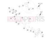 CRANKSHAFT, PISTON - KTM 65 SX (6001H6) [EU] 2008