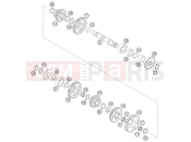 TRANSMISSION II - COUNTERSHAFT - KTM 105 SX (6101G5) [US] 2007