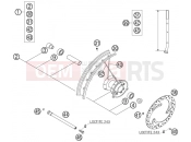 FRONT WHEEL - KTM 65 SX (6001G6) [EU] 2007