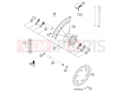 FRONT WHEEL - KTM 250 SX (6301D0) [EU] 2004