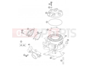 KTM 105 SX (6101D5) [EU] 2004 CYLINDER, CYLINDER HEAD