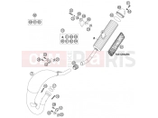 KTM 85 SX (6001D8) [EU] 2004 EXHAUST SYSTEM