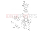 KTM 85 SX (6001D8) [EU] 2004 CYLINDER, CYLINDER HEAD