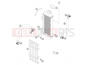 KTM 65 SX (6001D6) [EU] 2004 COOLING SYSTEM