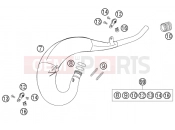 KTM 125 SX (6101F0) [EU] 2006 EXHAUST SYSTEM