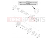KTM 125 SX (6101F0) [EU] 2006 TRANSMISSION I - MAIN SHAFT