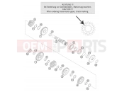 KTM 125 SX (6101F0) [EU] 2006 TRANSMISSION II - COUNTERSHAFT