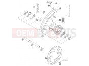 KTM 105 SX (6101F5) [EU] 2006 FRONT WHEEL