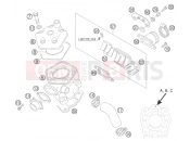 KTM 50 SX JUNIOR (6001F3) [EU] 2006 CYLINDER, CYLINDER HEAD