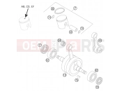 KTM 50 SX (6001F4) [EU] 2006 CRANKSHAFT, PISTON