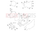 CLUTCH COVER - KTM 125 SX (6101E0) [EU] 2005