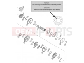 KTM 125 SX (610130) [EU] 2003 TRANSMISSION II - COUNTERSHAFT