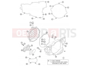 KTM 250 SX (630130) [EU] 2003 CLUTCH COVER