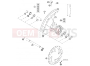 KTM 85 SX (600138) [EU] 2003 FRONT WHEEL
