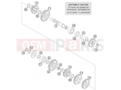 KTM 85 SX (600138) [EU] 2003 TRANSMISSION II - COUNTERSHAFT