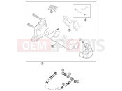 KTM 65 SX (600126) [EU] 2002 REAR BRAKE CALIPER