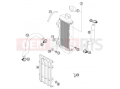 KTM 65 SX (600126) [EU] 2002 COOLING SYSTEM