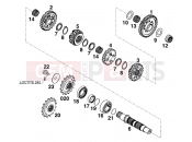 KTM 640 LC-E (976006) [AU] 2000 TRANSMISSION II - COUNTERSHAFT