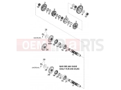 KTM 640 LC4-E (972606) [EU] 2000 TRANSMISSION II - COUNTERSHAFT