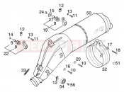 KTM 400 LC4-E (937506) [US] 2000 MAIN SILENCER