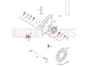 KTM 400 LC4-E (932606) [EU] 2000 FRONT WHEEL